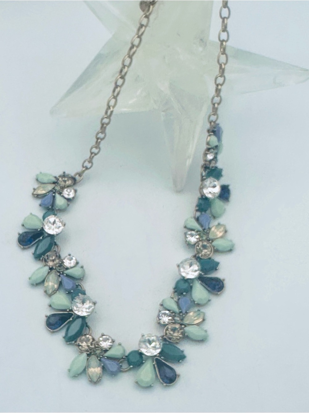 J. Crew Mixed Gemstone Statement Necklace - Picture 7 of 11